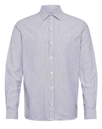 Mos Mosh Gallery - MMGMarco Oxford Stripe Skjorte - Light Blue